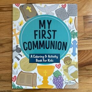 FIRST HOLY COMMUNION COLORING AND ACTIVITY BOOK BRAND NEW